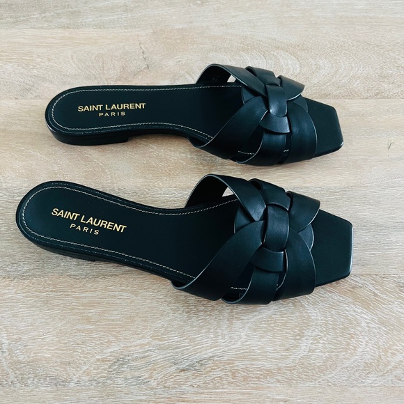 YSL Tribute Nu Pieds Slide Sandal - Picture 6 of 13